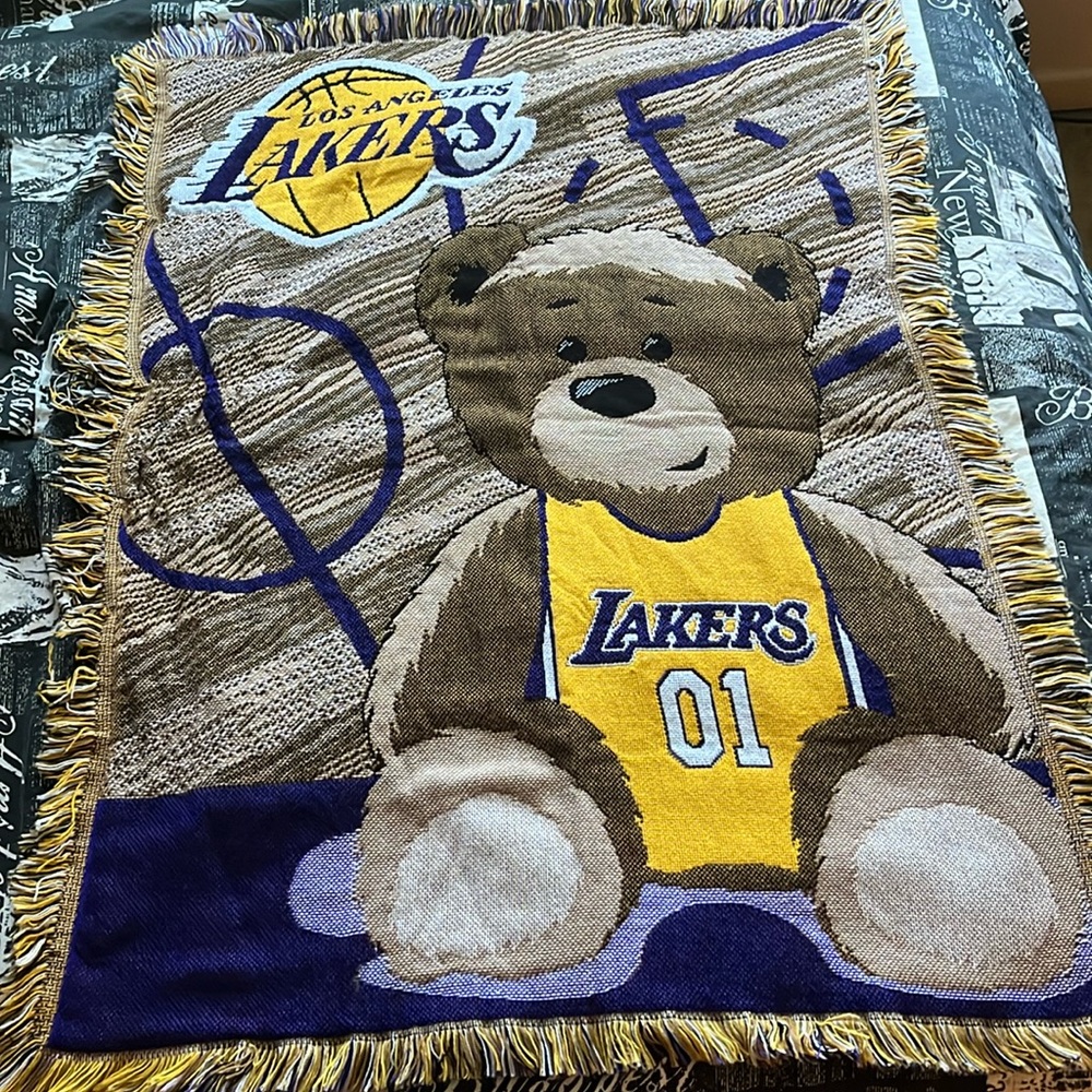 Lakers Bear Blanket